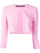 Antonino Valenti - Bolero Cardigan - Women - Viscose/polyester - 42, Women's, Pink/purple, Viscose/polyester