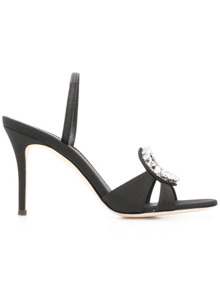 Giuseppe Zanotti Kassie 90 Sandals - Black