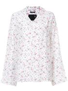 R13 Floral Print Pyjama Top - Neutrals