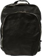 Guidi Zipped Backpack - Black