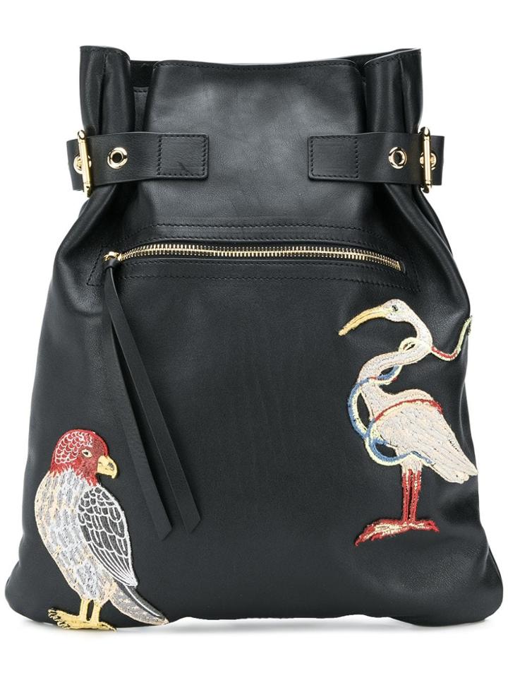 Red Valentino Red Valentino Qq2b0b03eti 0no Nero Leather - Black