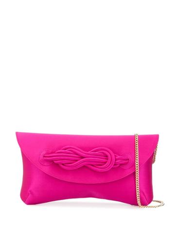 Shanghai Tang Knot Clutch - Pink