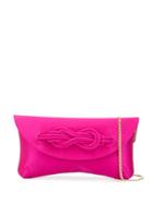 Shanghai Tang Knot Clutch - Pink