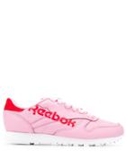 Reebok Lace-up Logo Sneakers - Pink
