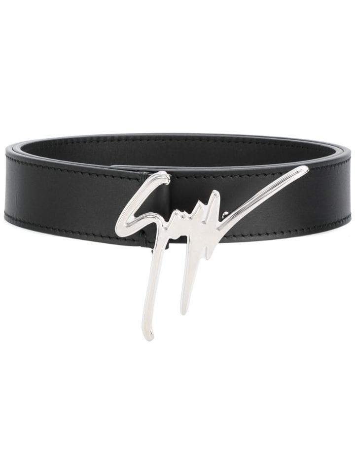 Giuseppe Zanotti Signature Belt - Black