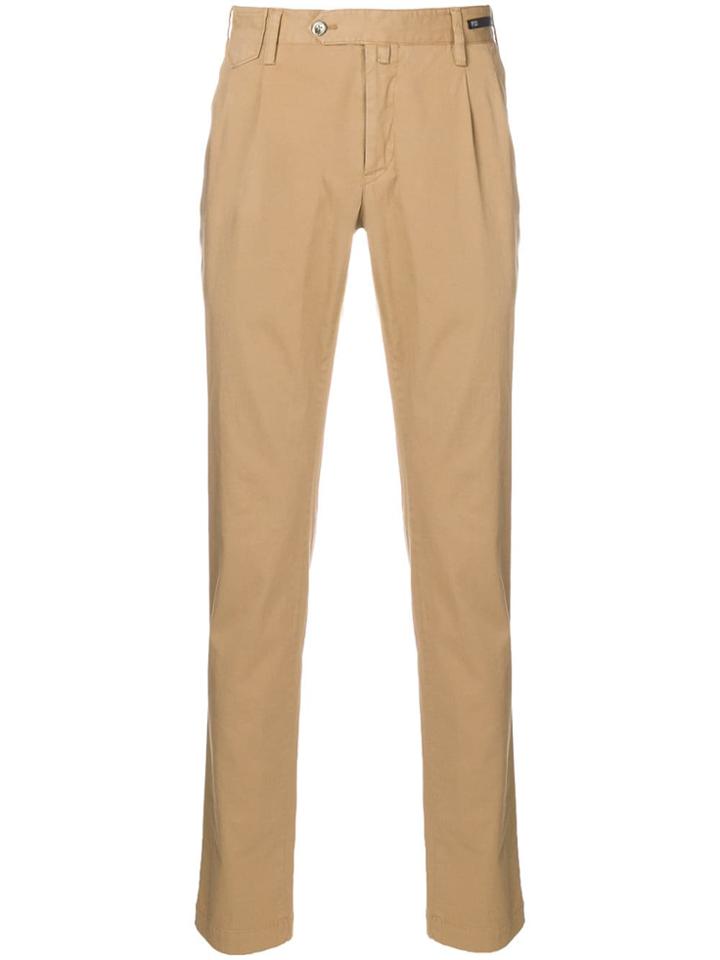 Pt01 Slim-fit Chinos - Neutrals