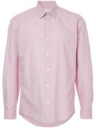 Cerruti 1881 Micro Check Print Shirt - Pink & Purple