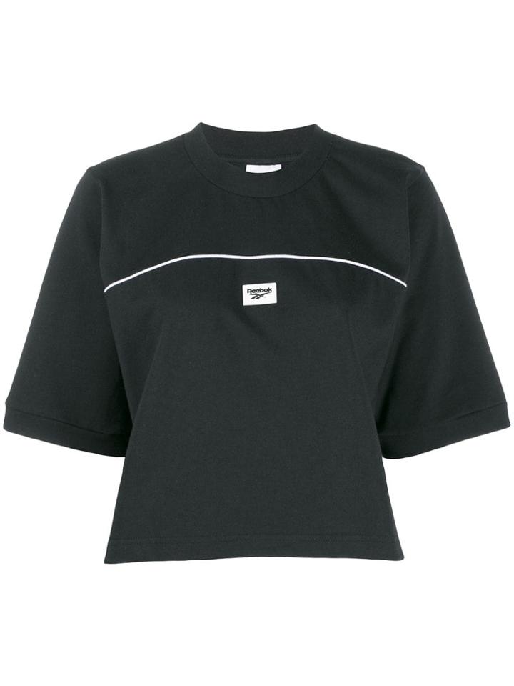 Reebok Logo Sweat Top - Black