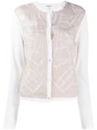 Hermès Pre-owned Sketches Print Buttoned Cardigan - Neutrals