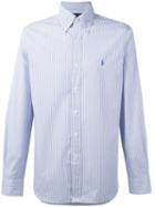 Polo Ralph Lauren Striped Button-down Shirt, Men's, Size: 17, White, Cotton