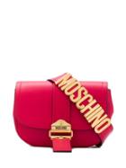 Moschino Logo Plaque Belt Bag - Pink