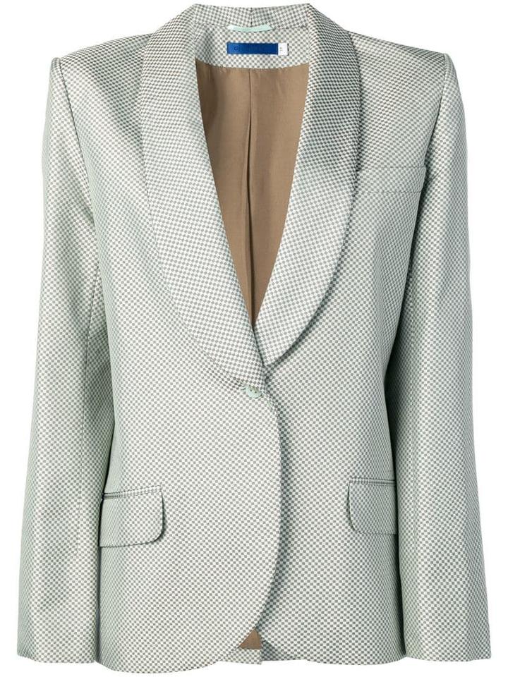 Givenchy Pre-owned Micro Print Tuxedo Jacket - Green