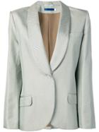 Givenchy Pre-owned Micro Print Tuxedo Jacket - Green