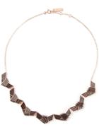 Kenzo Knotted Necklace, Women's, Metallic, Brass