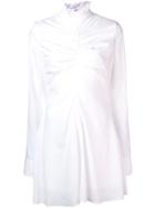 Marques'almeida Ruffled Mini Dress - White