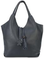 Henry Beguelin Tassel Detail Tote Bag - Blue