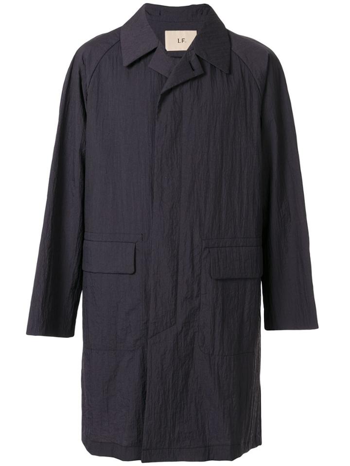 Loveless Crinkled Shell Jacket - Blue