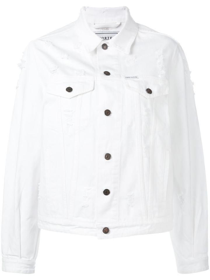Forte Couture Super Mama Jacket, Women's, Size: Xs, White, Cotton