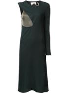 Esteban Cortazar 'cocoon' Dress, Women's, Size: 40, Green, Polyamide/acetate/viscose/spandex/elastane