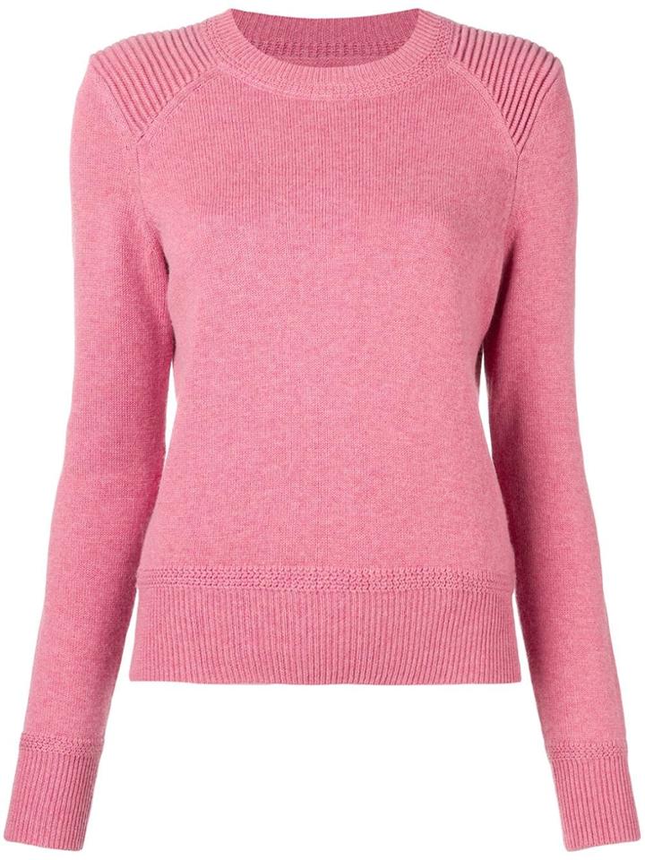 Isabel Marant Étoile Long-sleeve Fitted Sweater - Pink