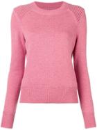 Isabel Marant Étoile Long-sleeve Fitted Sweater - Pink