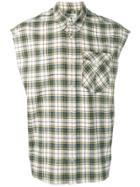 Isabel Marant Sleeveless Plaid Shirt - Green