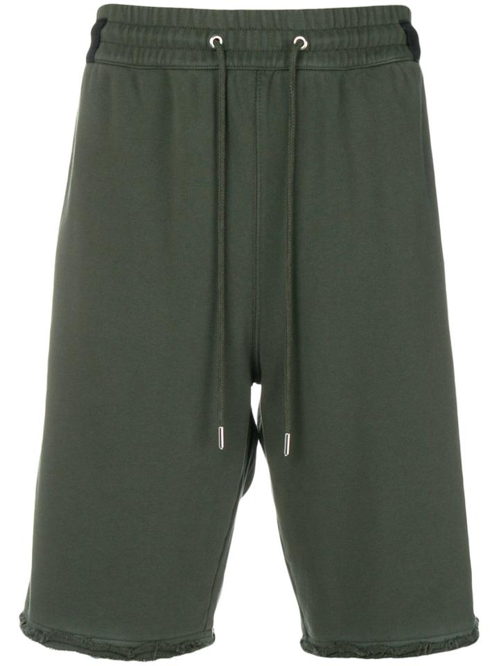 Helmut Lang Drawstring-waist Track Shorts - Green