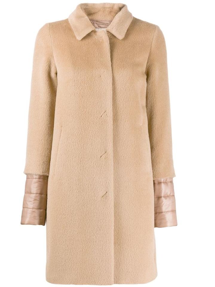Herno Padded Wool Coat - Neutrals