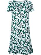 Stella Mccartney Floral Print Dress, Women's, Size: 42, Black, Viscose/spandex/elastane