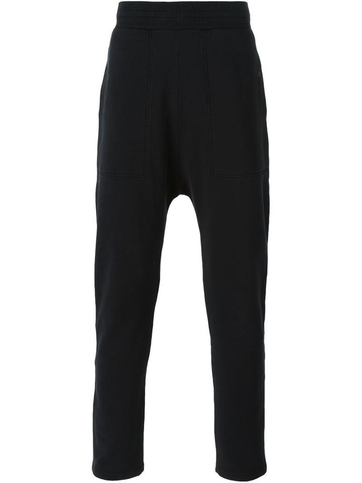 Silent Damir Doma 'phrice' Track Pants, Men's, Size: Medium, Black, Cotton