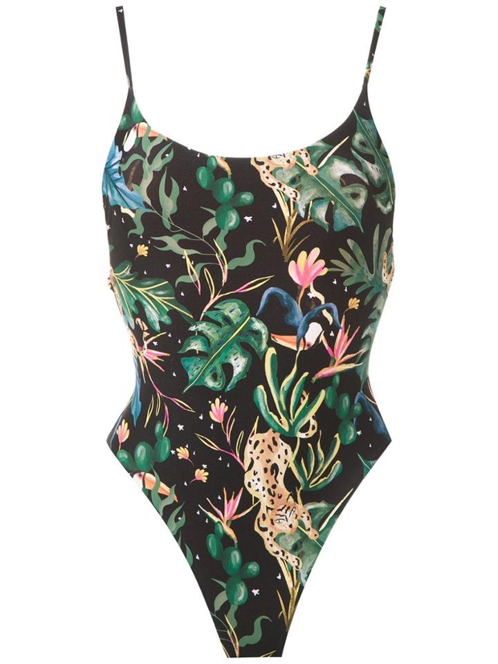 Lygia & Nanny Megan Printed One-piece - Black
