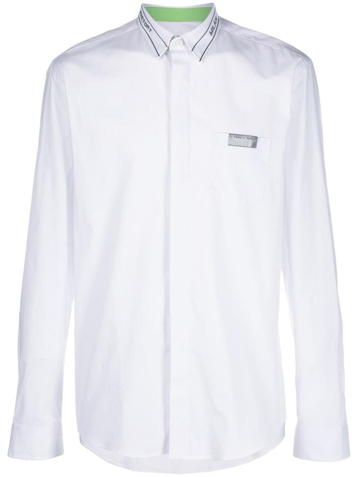 Frankie Morello Zip Detail Shirt - White