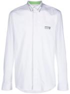 Frankie Morello Zip Detail Shirt - White
