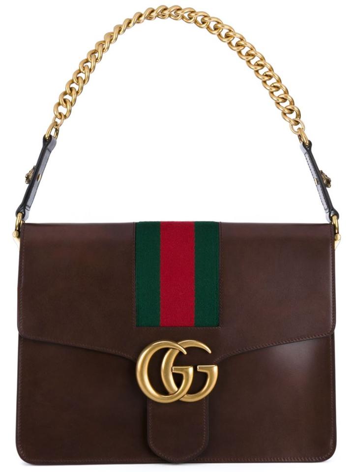 Gucci Gg Marmont Leather Shoulder Bag