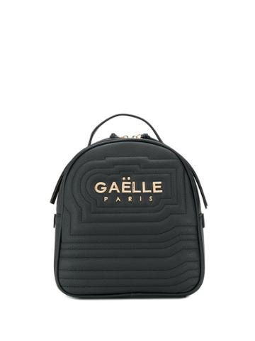 Gaelle Bonheur Logo Backpack - Black