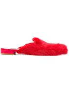 Natasha Zinko Round Toe Slippers - Red