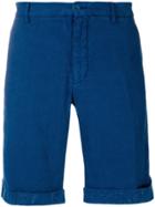 Etro Bermuda Beato Washed Shorts - Blue