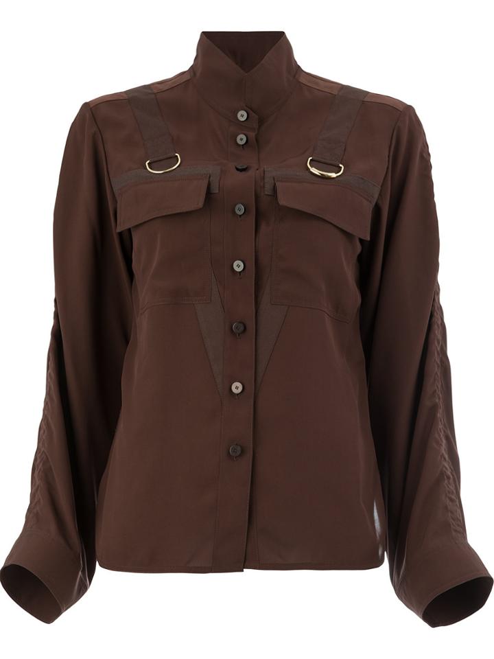 Chloé Saharienne Blouse - Brown