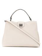 Mara Mac Leather Tote Bag - White