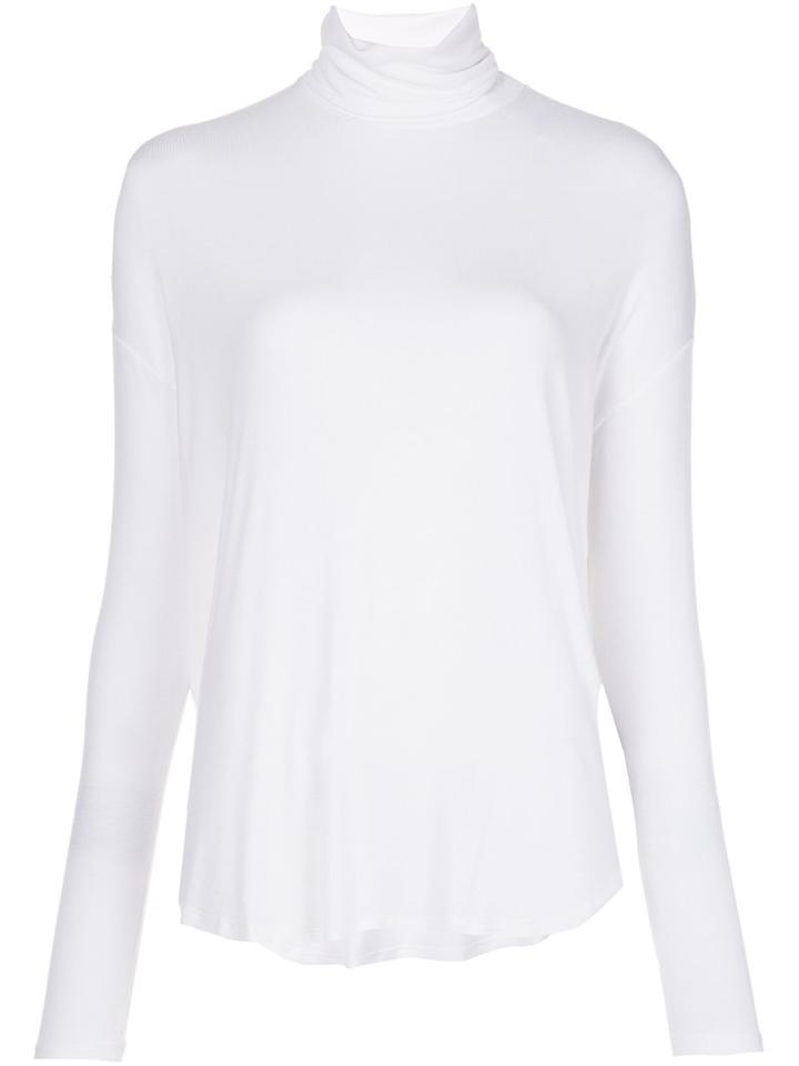 Majestic Filatures Turtleneck Jersey, Women's, Size: 4, White, Viscose