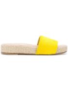 Solange Sandals Platform Slides - Yellow