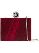Sarah's Bag Multi Print Clutch Bag, Women's, Red