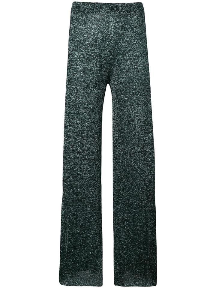 Circus Hotel Glitter Trousers - Green