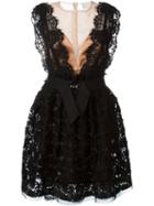 Lanvin Lace Dress, Women's, Size: 36, Black, Cotton/viscose/polyester/cotton