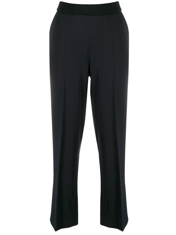 Ports 1961 Cropped Loose-fit Trousers - Blue