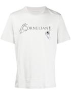 Corneliani Branded T-shirt - White
