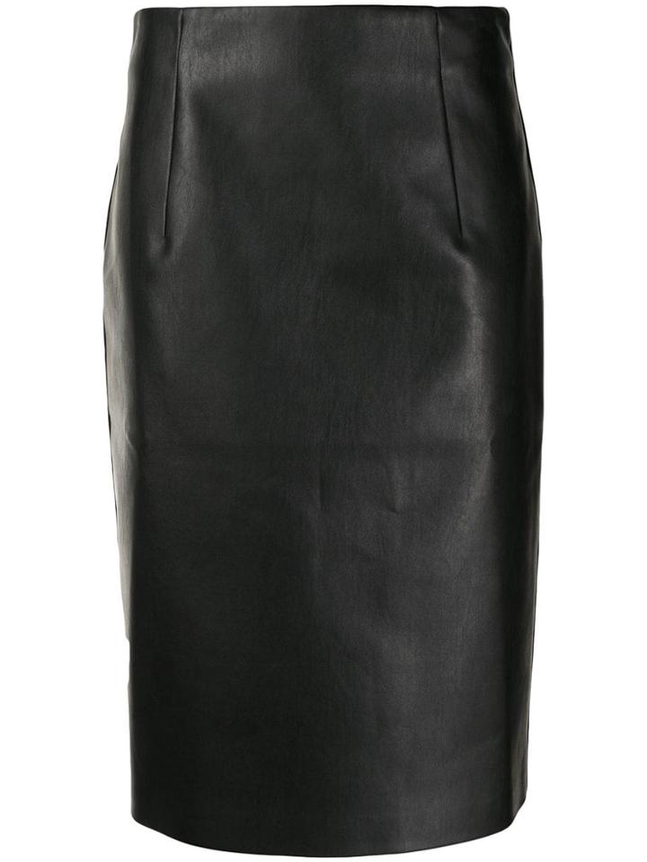 Piazza Sempione Straight-fit Midi Skirt - Black
