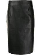 Piazza Sempione Straight-fit Midi Skirt - Black