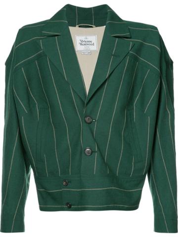 Vivienne Westwood Man - 'gig' Jacket - Men - Cotton/virgin Wool - 48, Green, Cotton/virgin Wool