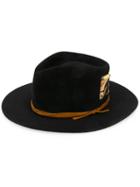 Nick Fouquet Match Pocket Hat, Men's, Size: 60, Black, Rabbit Fur